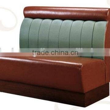 leather restaurant booth sofa HDBS430