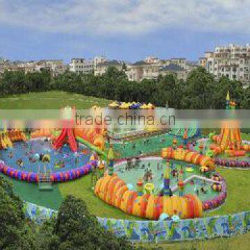 Durable Plato 0.55mm PVC Tarpaulin Floating Outdoor giant Inflatable Water Park