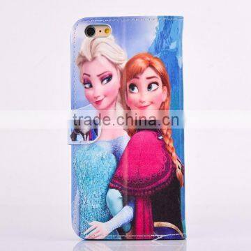 For IPhone 5/5s Frozen Flip Elsa Wallet Case With High Definiton Color Printing photo-2