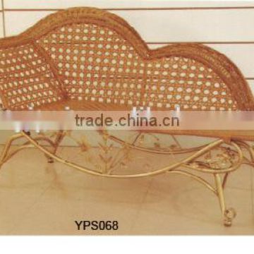 0503 indoor furniture luxury elegant rattan royal sun chaise lounge chair YPS068