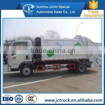 Famous 6cubic sinotruck 4x2 garbagetruck of Preferential price