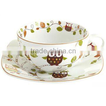 Porcelain Cup and Saucer