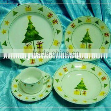 20pcs dinner set/ceramic dinnerware/Christmas decoration(100-90)