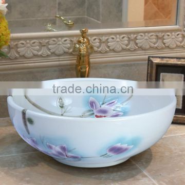 wholesale cheap bathroom european style countertop basin