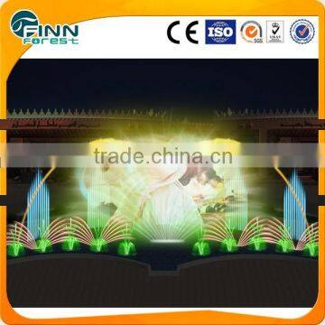 Stainless Steel Decoration Water Screen Jets Fountain and Water Screen Projection Supplier's Choice