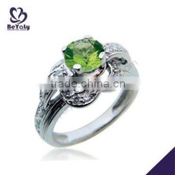 silver jewelry ring wholesale beautiful ring titanium gemstone