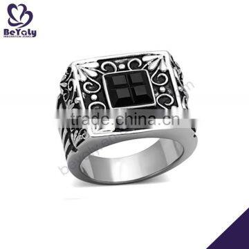 2015 cheap price jewelry 316l stainless steel hot selling brass ring