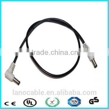 China manufacturer right angle dc power cable 5.5*2.1