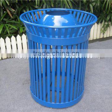 Metal trash bin garden litter bin outdoor dustbin park dustbin