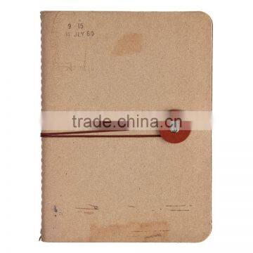 cheap Leather spiral notebook
