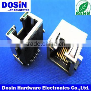 best price RJ45 Connector, RJ45 network plug pcb mount Connector , cat 8p8c Modular Jack