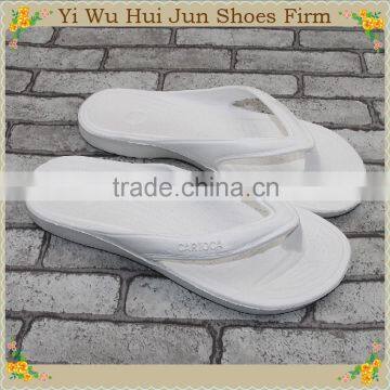 2016 Hot Sale Fashion EVA Flip Flop Slippers White Men Famous Footwear