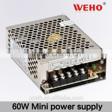 Mini-size power supply MS-60-24 60w 24w 2.5a dc transformer