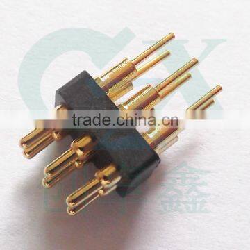 Male Gender Two Row 6pin Connector Pogo Pin Connector for PCB Application photo-2