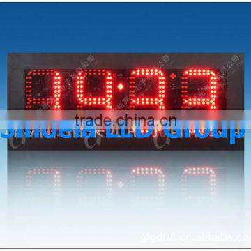 outdoor led clock time date temperature sign,custom made led signs water heater temperature led display led temperature displaY