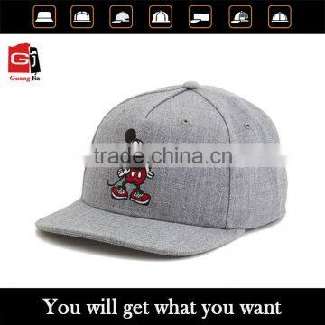 2015 Cartoon Logo 6 Panel Cap Hat Custom Cap