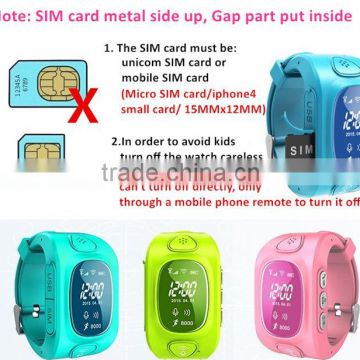 Top Selling smart watch Y3 Kids GPS Watch for SOS emergency call