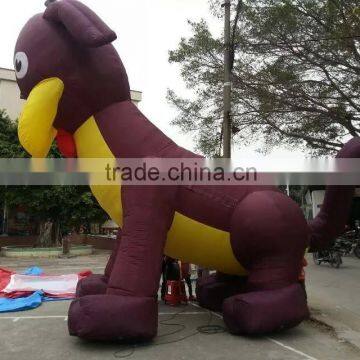 2015 hot advertising giant inflatable dog model