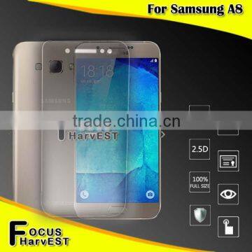 9H 2.5D 0.33mm Ultra Thin Tempered Glass Screen Protector case For samsung A8 phone accessories