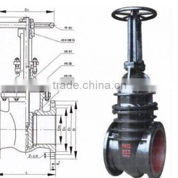 Drawing Of Cast Iron Bronze Trim Gate Valve photo-5