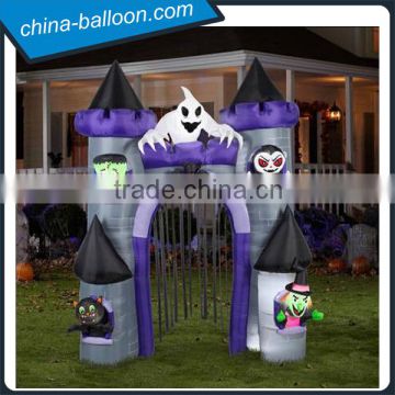 Halloween monster castle/ cartoon inflatable scared castle for party