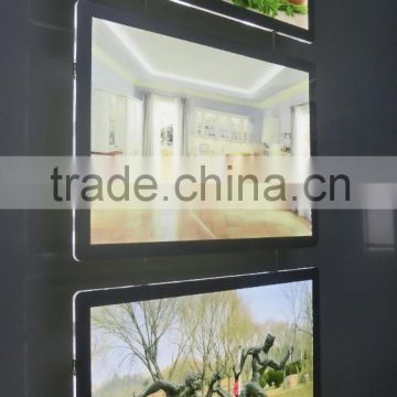 2014 Hot BD Crystal Led Light Boxes for Window Display