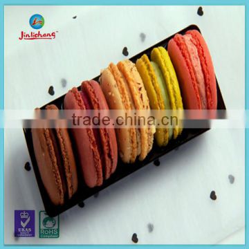 custom made plastic clear box macaron packaging