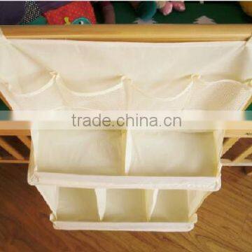 Baby Item Hanging Organizer Bag Baby Crib Side Storage Bag With Compartment photo-5