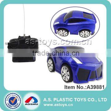 Fashion mini plastic 4 channel rc car toy for children