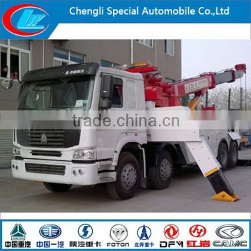 Howo 8*4 heavy duty road wrecker truck/ tow truck / Road recovery truck/Road Wrecker Towing Truck