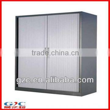 Feather Edged Filing Cabinet with Aluminum Rolling Door