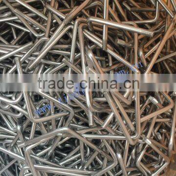 Stainless steel L shape threaded rod