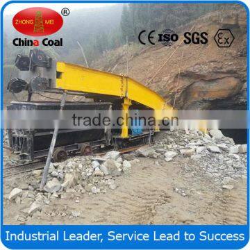 P90B Electric scraper loader matched with bucket mining car for loading coal