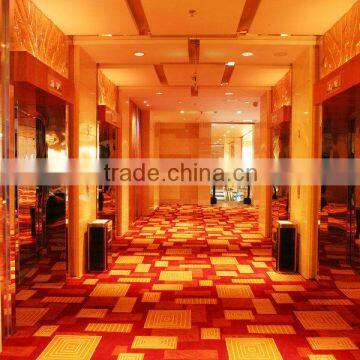 modern wool and nylon blend hotel carpet