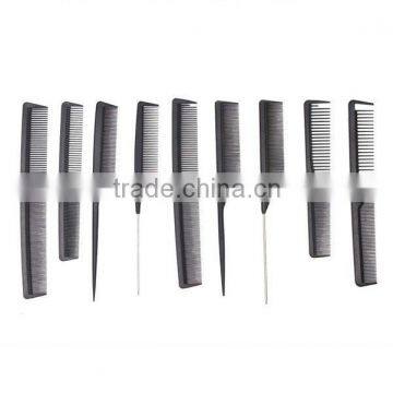 Plastic professional hair cutting carbon comb