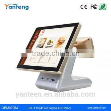 Aluminum alloy casing 15inch All in One Touch Screen POS System for Restaurant