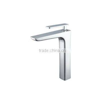 chrome basin mixer Single Handle Deck Mounted Bathroom Taps