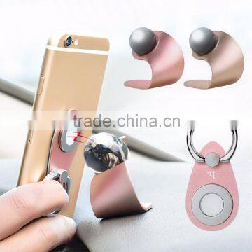 mobile 360 Rotation magnetic car Aluminum phone holder