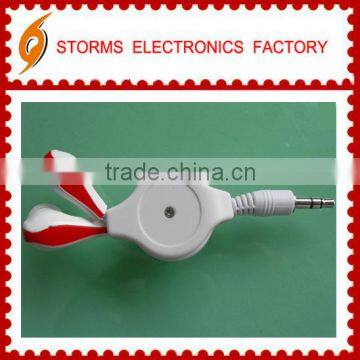 Portable Retractable ear phone& earbud with competitive price