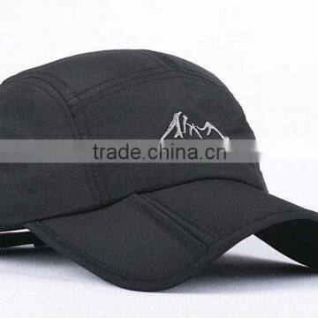 100% polyester Dry Fit embroidery foldable sun hats