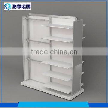 MDF metal tube clothing stainless steel display stand