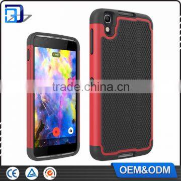 New! Armor Hybrid 3 in 1 Football Texture Rugged TPU Silicone PC Back Cover For Alcatel OneTouch Idol 4 Phone Case Paypal Accept