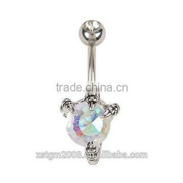 neoteric dragon CZ diamond piercing belly ring navel jewelry