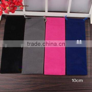 10*20cm In Stock Custom Printed Drawstring Pouch Fabric Velvet Gift Bag photo-4
