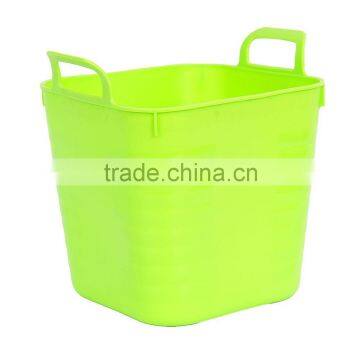 Good Quality Square Plastic Storage Buckets With Handles photo-2