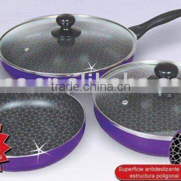 Nonstick Aluminium Fry Pan Sets with lid