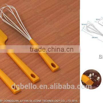 Latest Designed FDA & LFGB Certificates Silicone and Stainless Steel Utensils