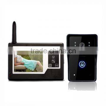 cheap night vision touch waterproof battery long range wireless doorbell video intercome