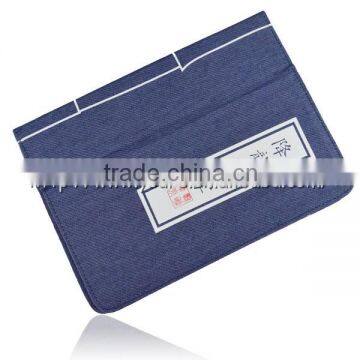 Kongfu Esoterica Series Denim Case for iPad Air / iPad 5 with Stand
