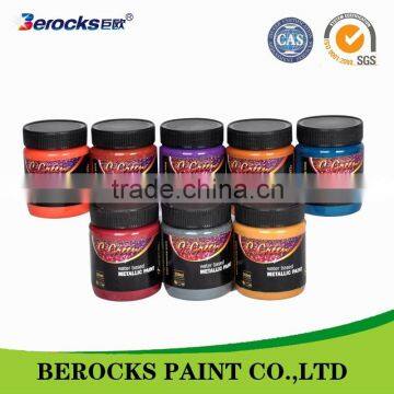 Water based washable Metallic Paint/metal paint with OEM/private label acrylic paint